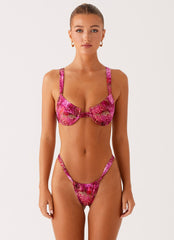 Airlie Scrunch Bikini Bottoms - Lavender Lagoon