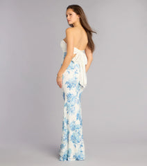 Annika Floral Lace Mermaid Dress