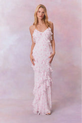Rialto Fragrance Print Maxi Dress-STERLING DUSK