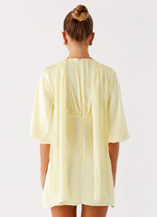 Mary Mini Dress - Yellow