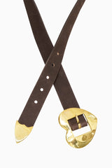 Streets Ahead Gold Heart Belt