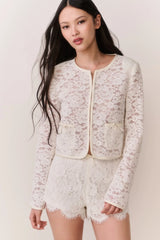 Lavendine Lace Mini Shorts