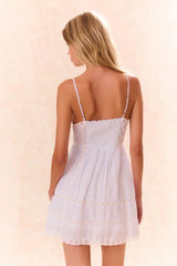 Docila Cotton Striped Dress - VINTAGE VOYAGE