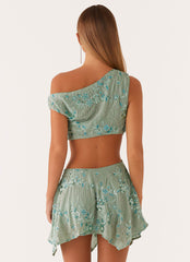 Aletta Sequin Mini Dress - Mint