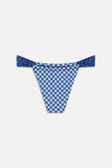 Beckett Micro Bikini Bottom - Starry Gingham