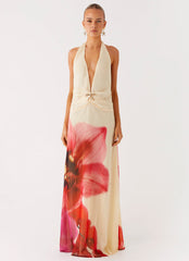 Belivia Maxi Dress - Yellow Bloom