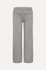 Dawson Knit Fold Over Pants - Cloud Cover
