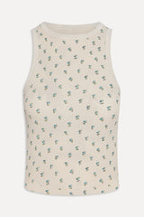 Emma Thermal Tank Top - Spring Dreaming