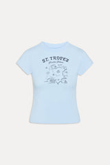 Eva Cotton Tee - French Riviera