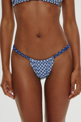 Beckett Micro Bikini Bottom - Starry Gingham