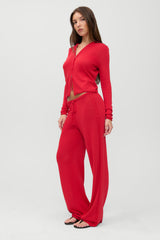 x JENNIE Ela Knit Pant - Lip Tint