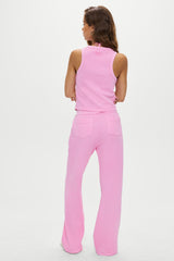Emma Thermal Low Rise Pants - Blush