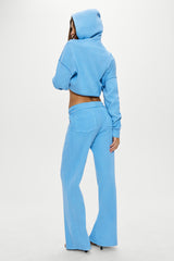 Emma Thermal Low Rise Pants - Lullaby Sky