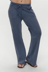 Emma Thermal Pant - Shadow Blue
