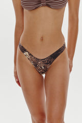 Full Moon Reversible Bikini Bottom - Saddle Up