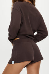 Noah Thermal Mini Shorts - Walnut