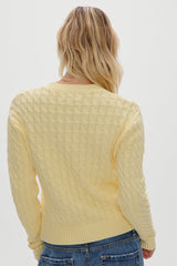 Prince Cable Knit Sweater - Vanilla Sugar