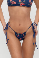 Tia Skimpy String Bikini Bottom - Strawberry Patch