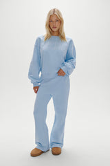 Travel Day Cotton Crewneck - Morning