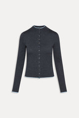 Leo Knit Button Up Cardigan - Stone