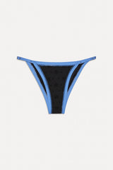Luna Cheeky Eyelet Bikini Bottom - Eclipse