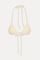 Nick Terry Triangle Bikini Top - Lemon