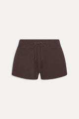 Noah Thermal Mini Shorts - Walnut