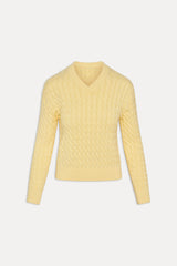 Prince Cable Knit Sweater - Vanilla Sugar