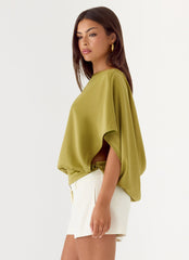 Serena Top - Fern Green