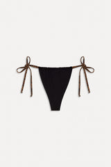 x BELLA HADID Tia Skimpy Bikini Bottom - Lucky Leopard