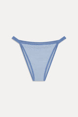Tide Knit Cheeky Bikini Bottom - Malibu Tide