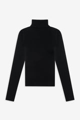 Milo Knit Turtleneck Sweater - Black