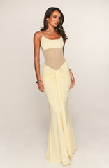 Lemon Confetti Maxi Dress