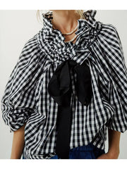 Puffed Cotton Blouse