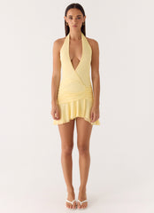 Renata Mini Dress Lemon