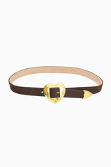 Streets Ahead Gold Heart Belt