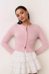 Adeanne Fitted Cashmere Cardigan