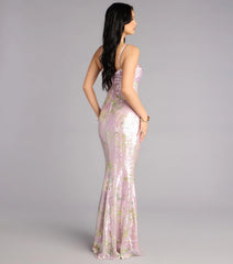 Murielle Sequin Mermaid Formal Dress