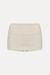 Briar Knit Mini Skort - Honeymoon
