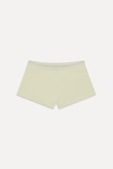 Caster Terry Cheeky Boy Shorts - Lemon