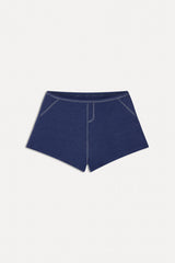 x BELLA HADID Caster Boy Shorts - Summer Denim