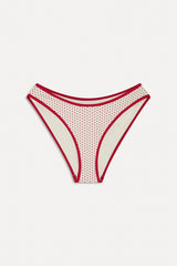 x BELLA HADID Catalina Bikini Bottom - Strawberry Polka Dot