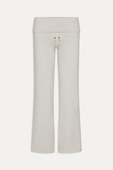 Dawson Knit Fold Over Pants - Honeymoon