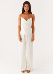 Deacon Low Rise Pants - Butter