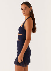Devyn Mini Dress - Navy