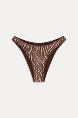 x Réalisation Par Dove Reversible Bikini Bottom - Python/Animal