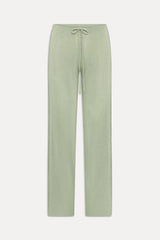 Ela Low Rise Knit Pants - Eucalyptus