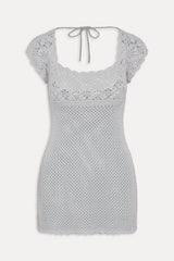 Eloise Crochet Mini Dress - Angel's Meadow
