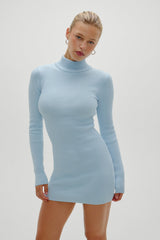 Date Night Knit Mini Dress - Daydream