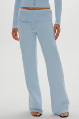 Dawson Knit Fold Over Pants - Daydream